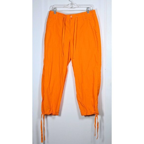 Ralph Lauren Pants - Ralph Lauren Pants Womens Size 10 Orange LRL Ripstop Cotton Cropped Capri Hiking